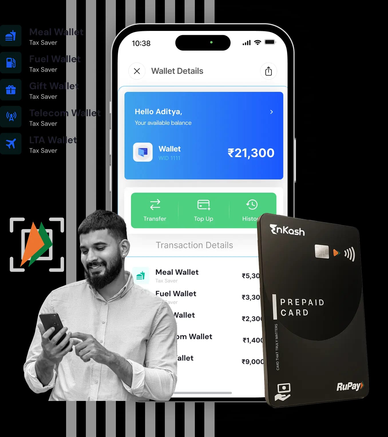 Employee Benefit Multi-wallet Card