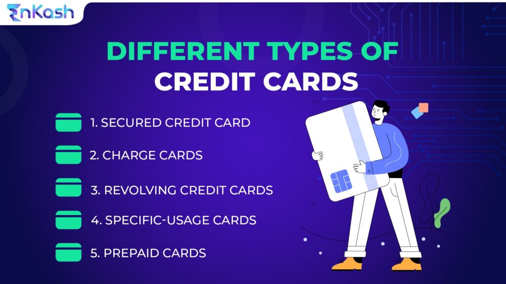 Different types of credit cards