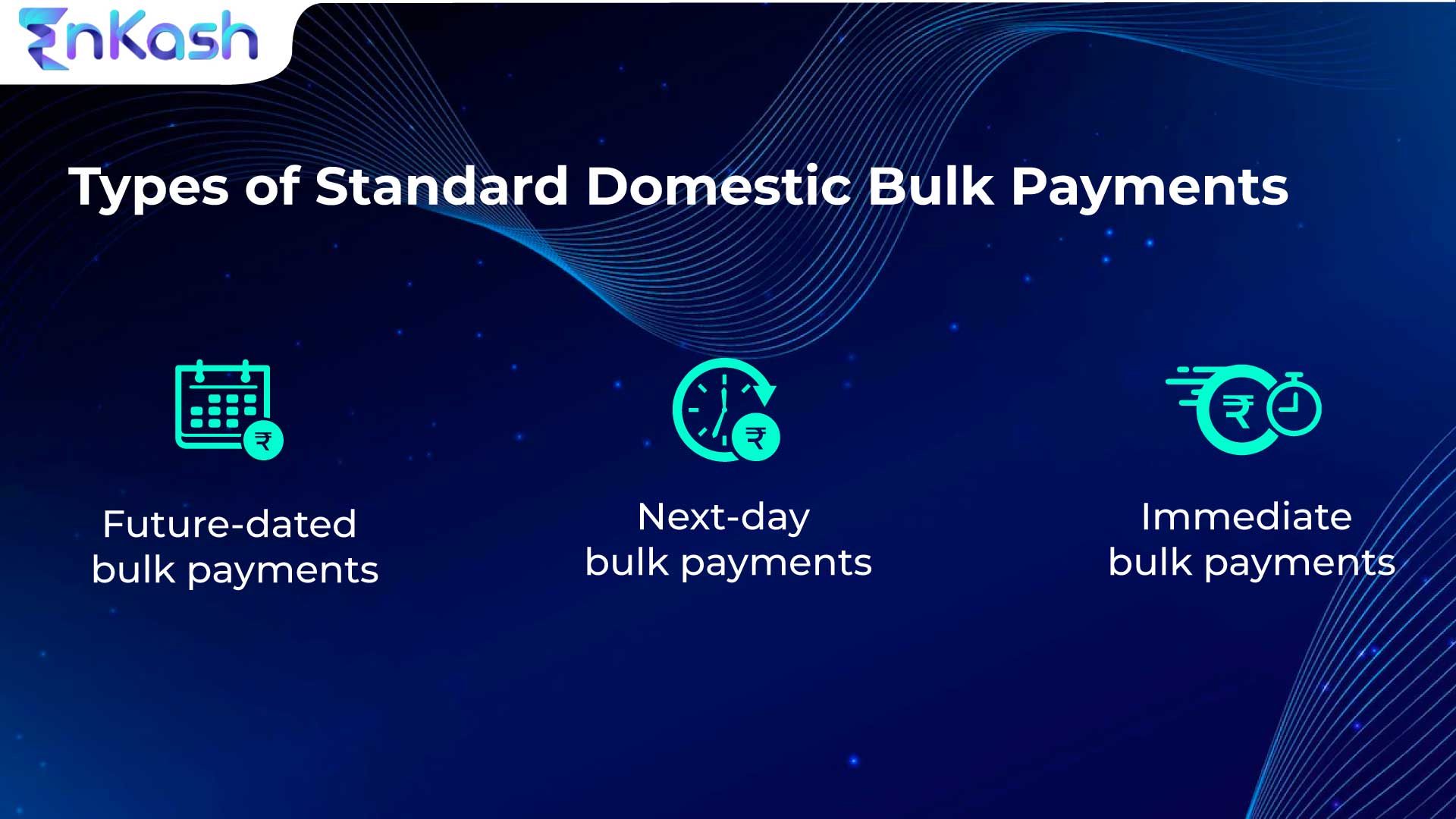Types of standard domestic bulk payments