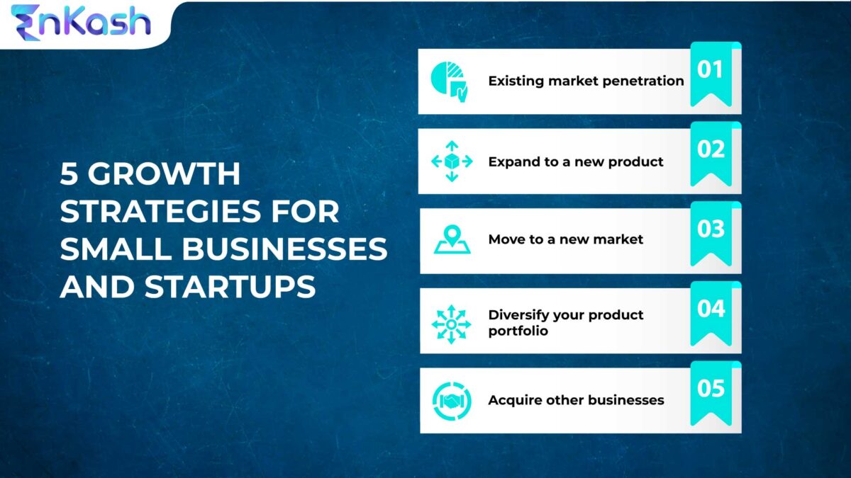 5 Growth Strategies for Small Businesses and Startups | EnKash