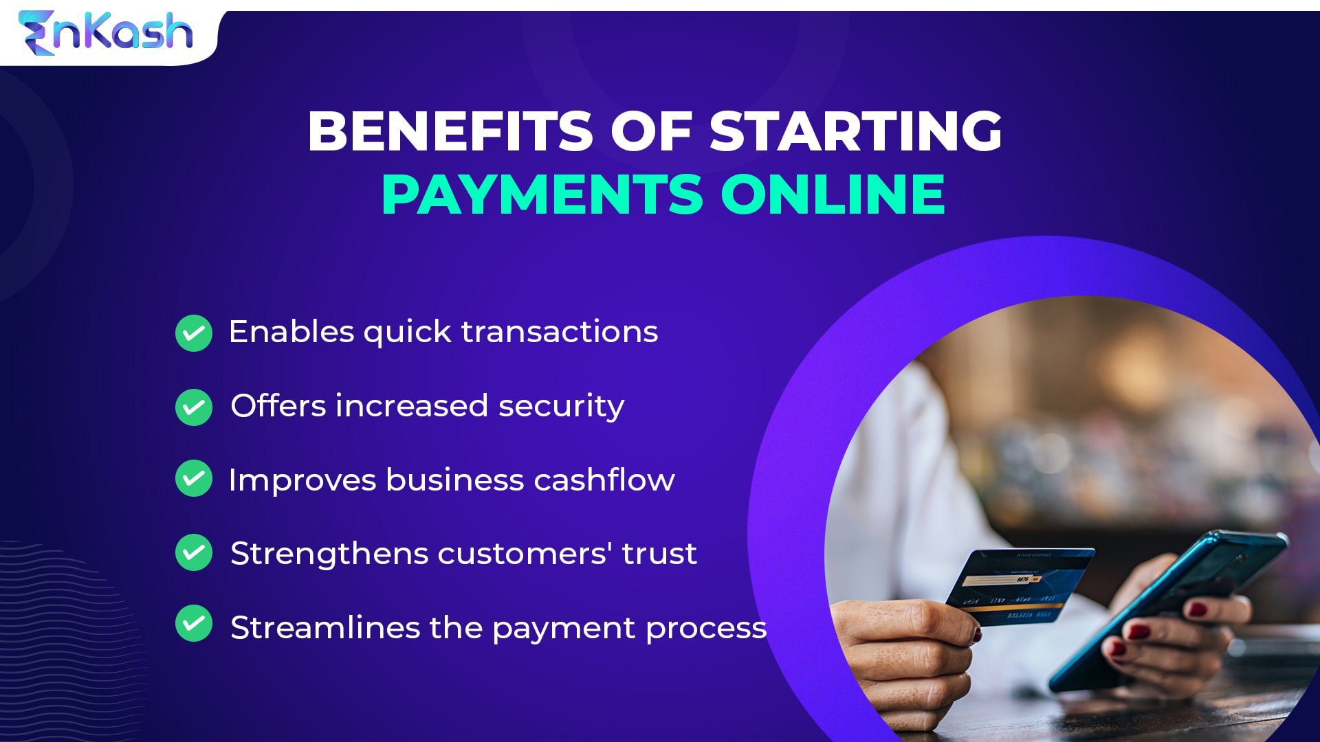 Benefits of starting payments online