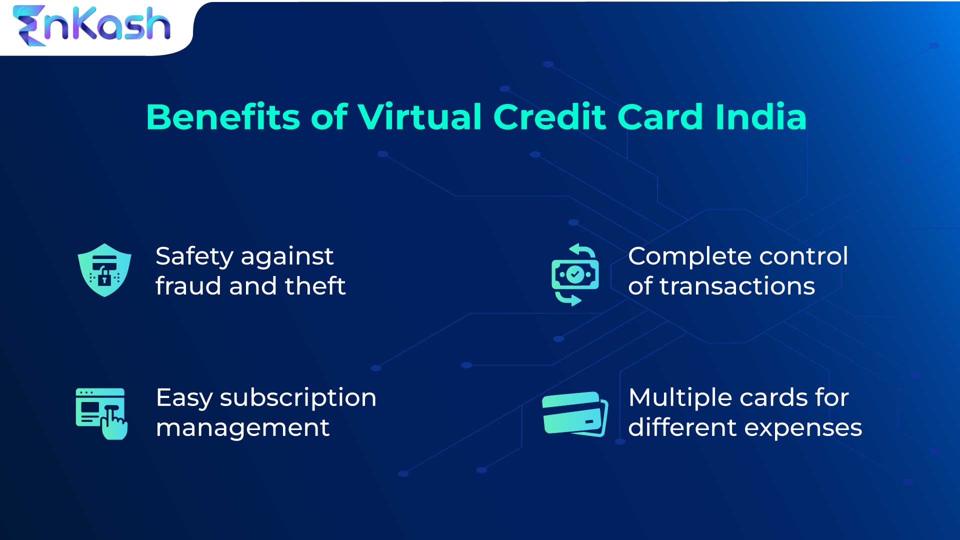 Benefits of virtual credit card India