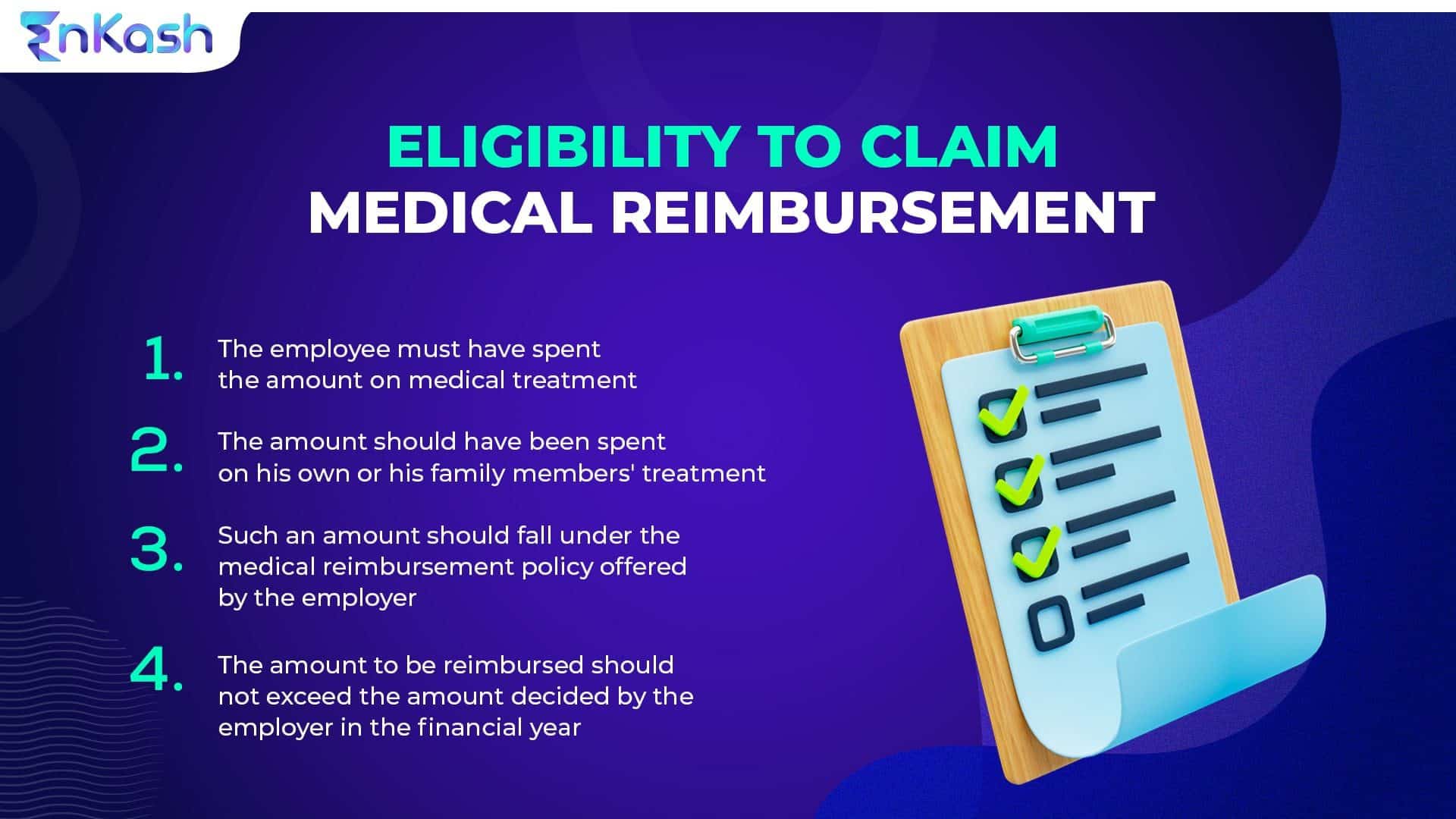 Eligibility to claim medical reimbursement