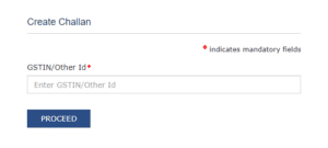 Create Challan