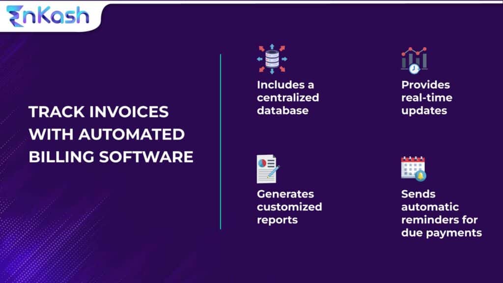 Track invoices with automated billing software