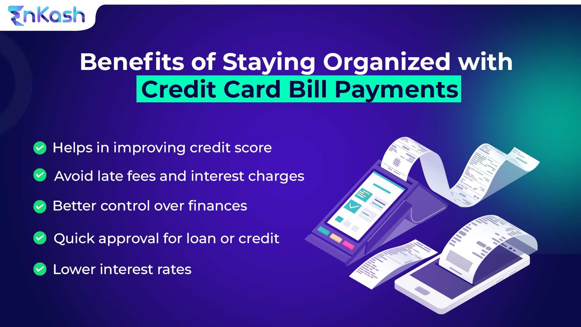 Benefits of Staying Organized with Credit Card Bill Payments